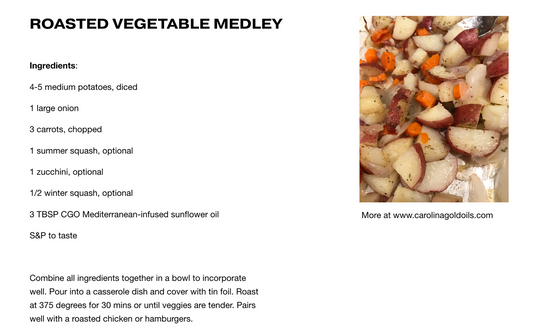 Roasted vegetables Medley