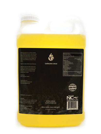 2.5 Gallon Cold Pressed Sunflower Oil